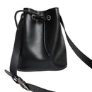 sac seau en cuir couture main