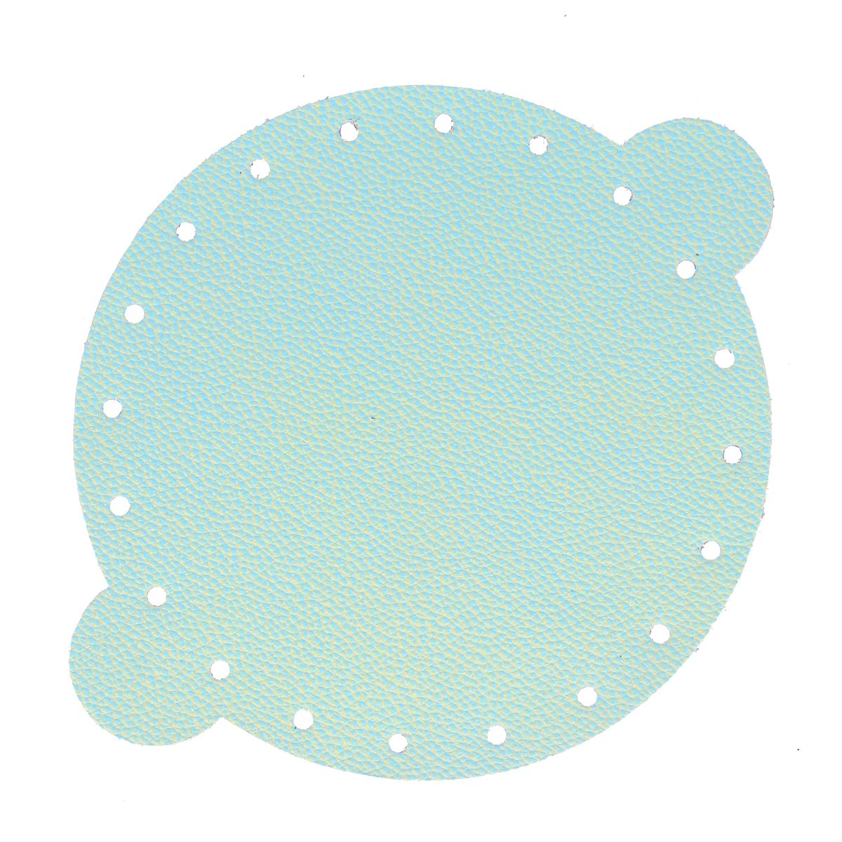 Découpe pour bourse en cuir OCÉAN - BLEU NACRÉ M37