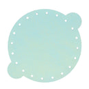 Découpe pour bourse en cuir OCÉAN - BLEU NACRÉ M37