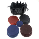 Jeu de 12 palets d'intérieur en cuir - Deco Cuir - Deco Cuir