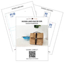 Patron Lunch bag en cuir à coudre à la machine - Deco Cuir - Deco Cuir