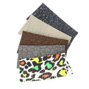 Lot de 5 découpes POMPONS pour porte-clés en cuir FANTAISIE