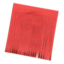 Découpe POMPON pour porte-clés en cuir ROUGE MÉTALLISÉ R78