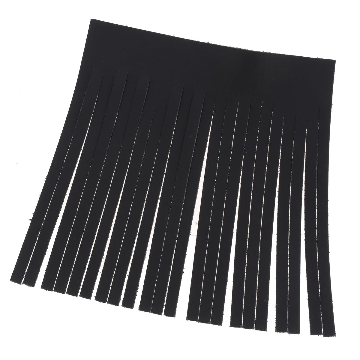 Découpe POMPON pour porte-clés en cuir NOIR Q47