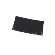 Découpe POMPON en cuir noir pour porte-clés de la marque Deco Cuir, utilisée pour décorer ou personnaliser un porte-clés.