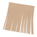 Découpe POMPON pour porte-clés en cuir TAUPE R12