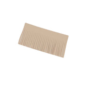 Découpe POMPON en cuir taupe pour porte-clés, fabriquée par Deco Cuir, idéale pour accessoires en cuir.