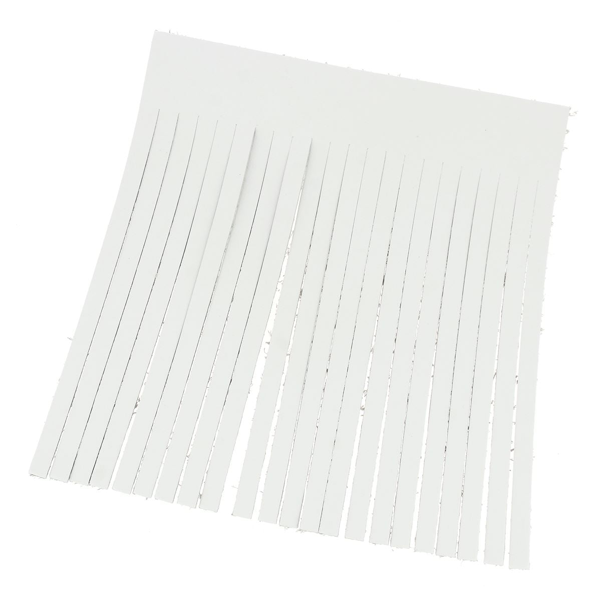 Découpe POMPON pour porte-clés en cuir BLANC R15