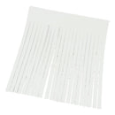 Découpe POMPON pour porte-clés en cuir BLANC R15