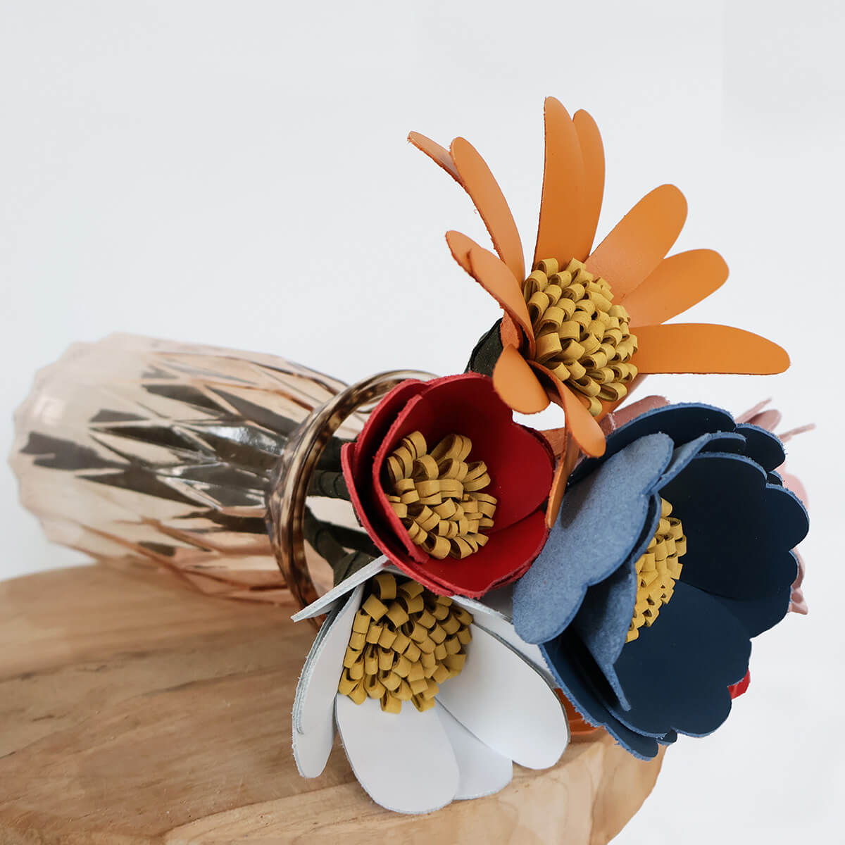 Patron PDF fleurs en cuir avec licence commerciale