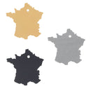 Découpe CARTE DE FRANCE pour porte clés en cuir