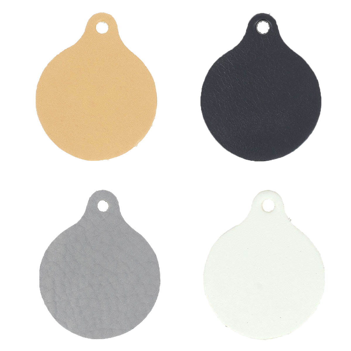 Découpe Médaillon pour porte clés en cuir