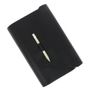 Kit DIY - Protège carnet A5 en cuir lisse Noir P55 | Deco cuir