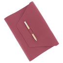 Kit DIY - Protège carnet 45x22cm en cuir grainé - ROSE LAURIER P67