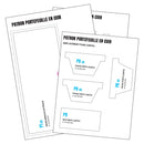 Patron portefeuille en cuir