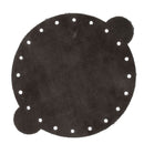 Découpe pour bourse en croute de cuir velours - CHOCOLAT R74