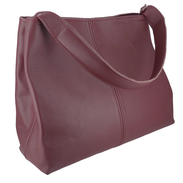 Sac en cuir DIY - Sac Séverine bordeaux