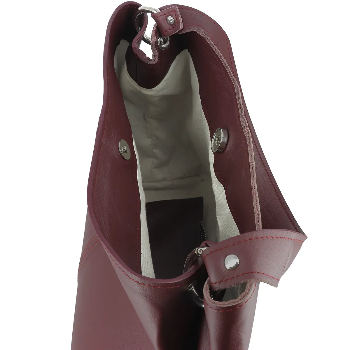 Sac en cuir DIY travail des tranches