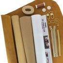 KIT DIY complet pour sac en cuir velours jaune - Sac Roma