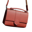 Sac en cuir Roma rouge