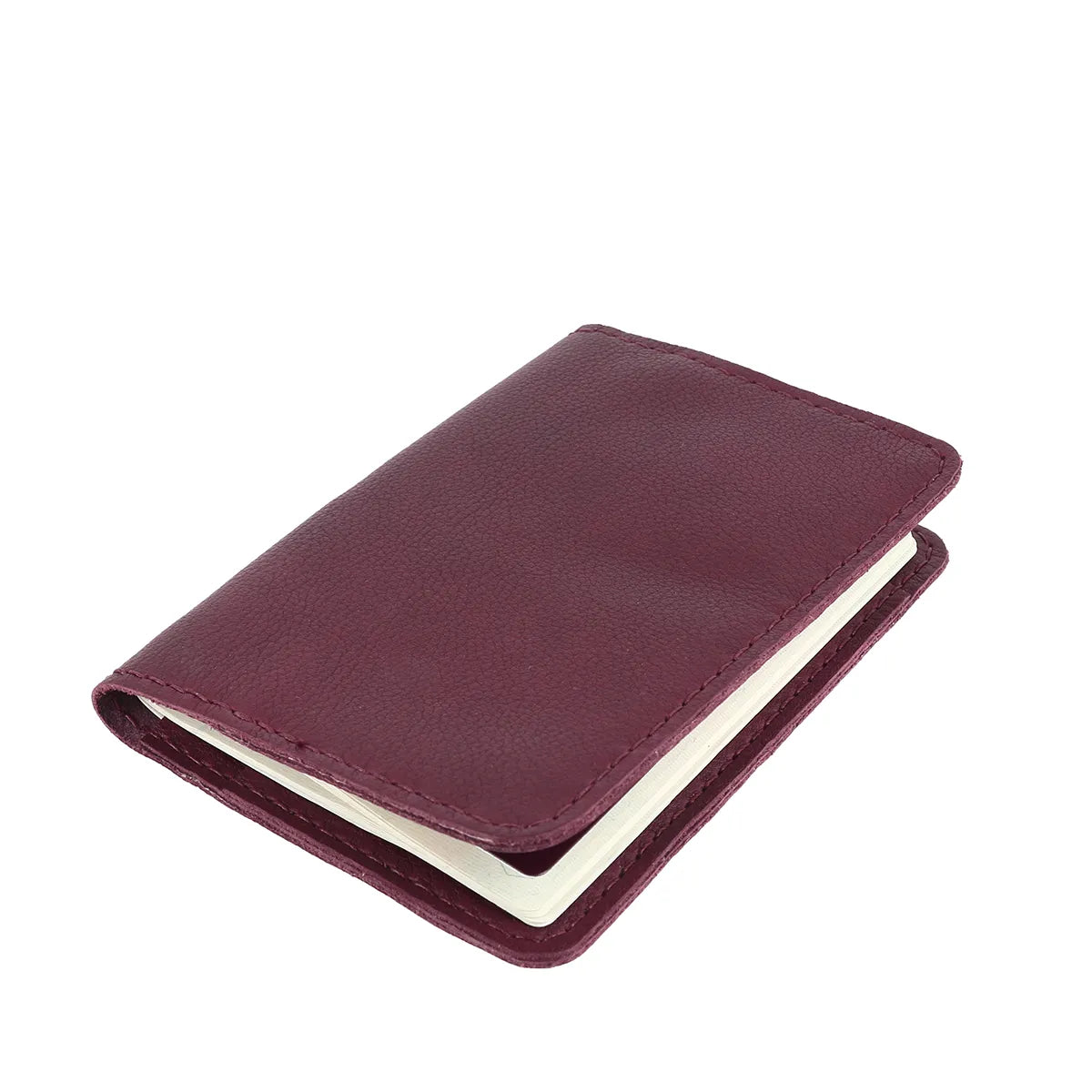 Kit DIY porte passeport Bordeaux assemblé