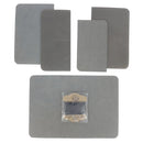 Accessoire de voyage en cuir tannage végétal bleu foncé