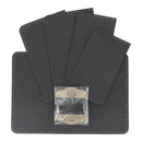 Création en cuir tannage végétal noir