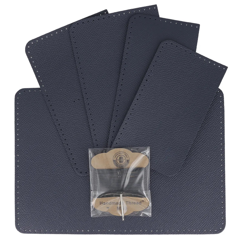 Kit porte passeport bleu foncé