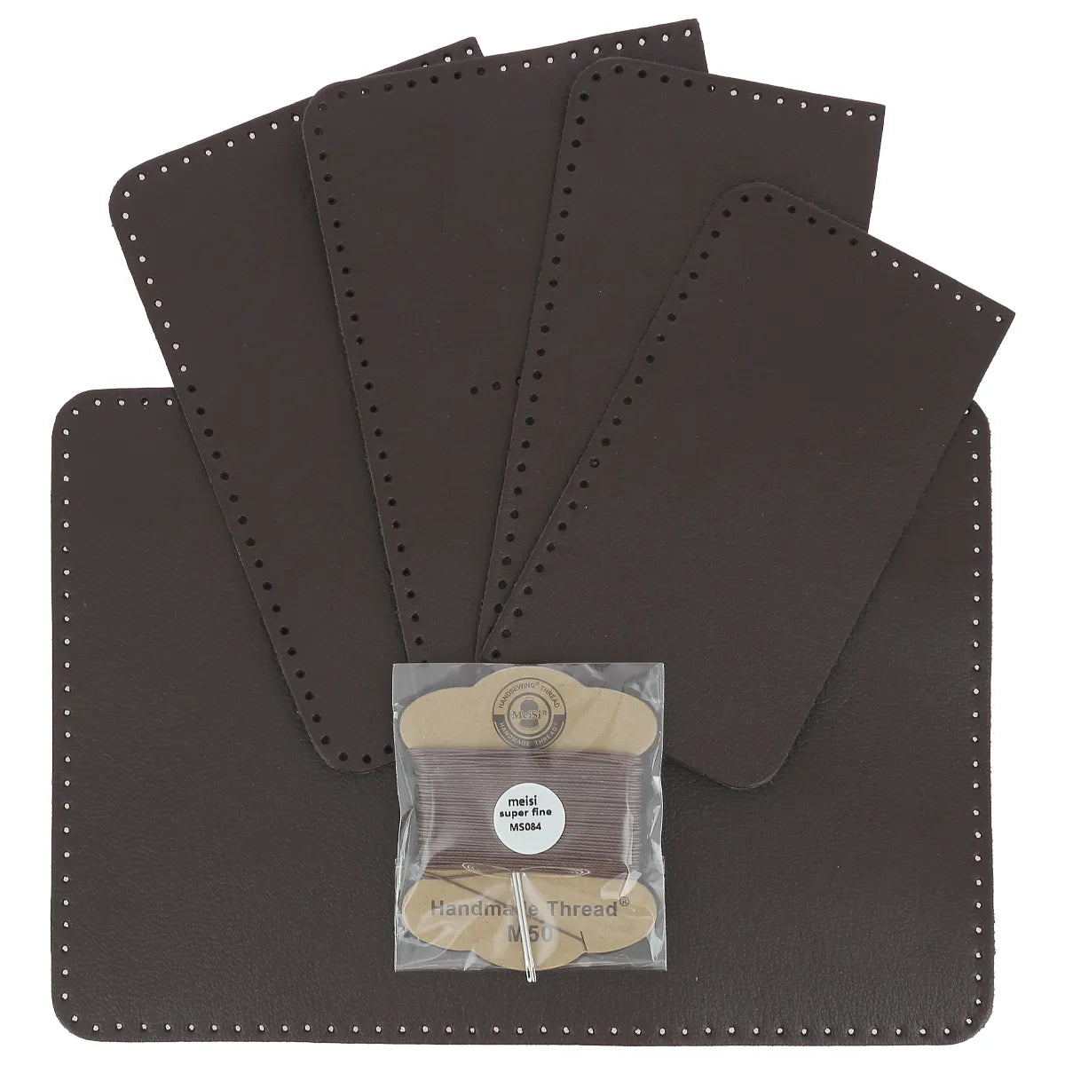 Kit porte passeport marron