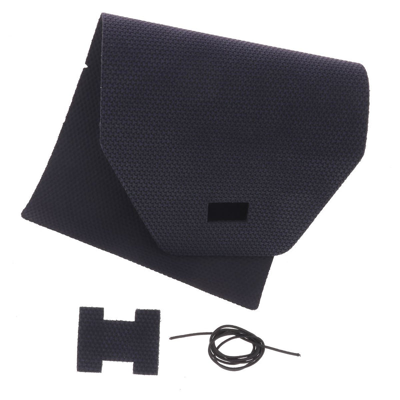 Kit DIY protège cahier cuir velours bleu nuit A6