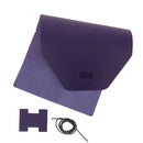 Protège carnet cuir violet A6