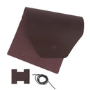 Protège carnet cuir rouge bordeaux A6