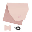 Kit DIY protège cahier cuir rose clair A6