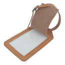 Etiquette bagage cognac