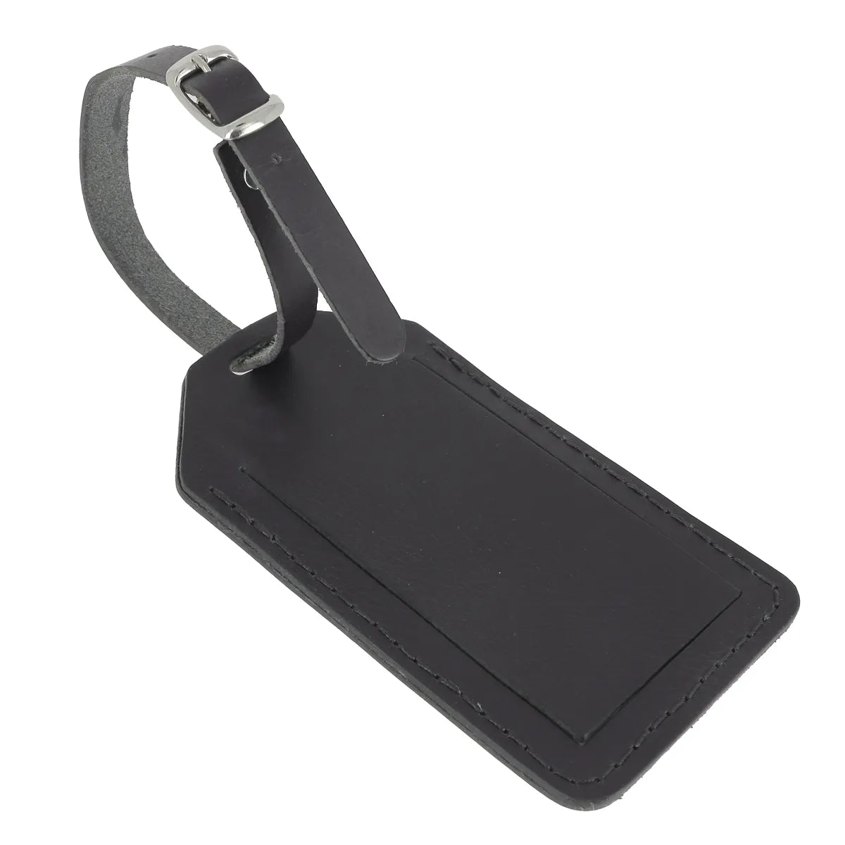 Etiquette bagage bleu foncé