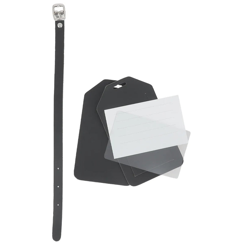 kit pré découpé étiquette porte bagage noir