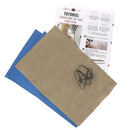 Kit DIY Chaussons en cuir pour bébé suave bleu | Deco cuir