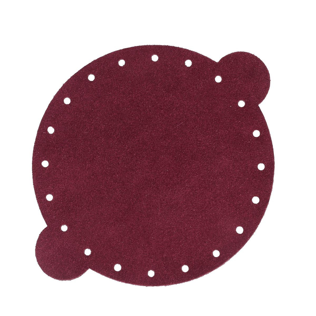 Découpe pour bourse en croûte de cuir velours - BORDEAUX T92