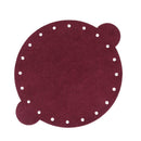 Découpe pour bourse en croûte de cuir velours - BORDEAUX T92