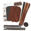 Kit complet pour coudre soi-même une sacoche en cuir Le Nomade, modèle Deco Cuir pour débutants