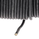 Lacet en cuir teinté Rond - Diamètre 3mm