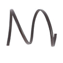 Lacet en cuir plat 5mm tranches noires - Les 10 cm - Deco Cuir