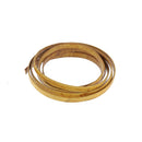 Lacet en cuir teinté effet délavé Plat - Largeur 3mm