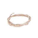 Lacet en cuir teinté vieilli Rond - Diamètre 2mm