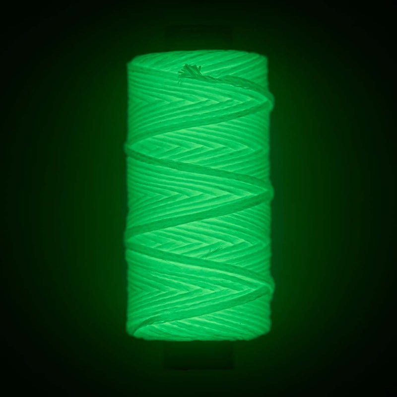 Bobine 23m de fil en nylon tressé et ciré - Fluorescent