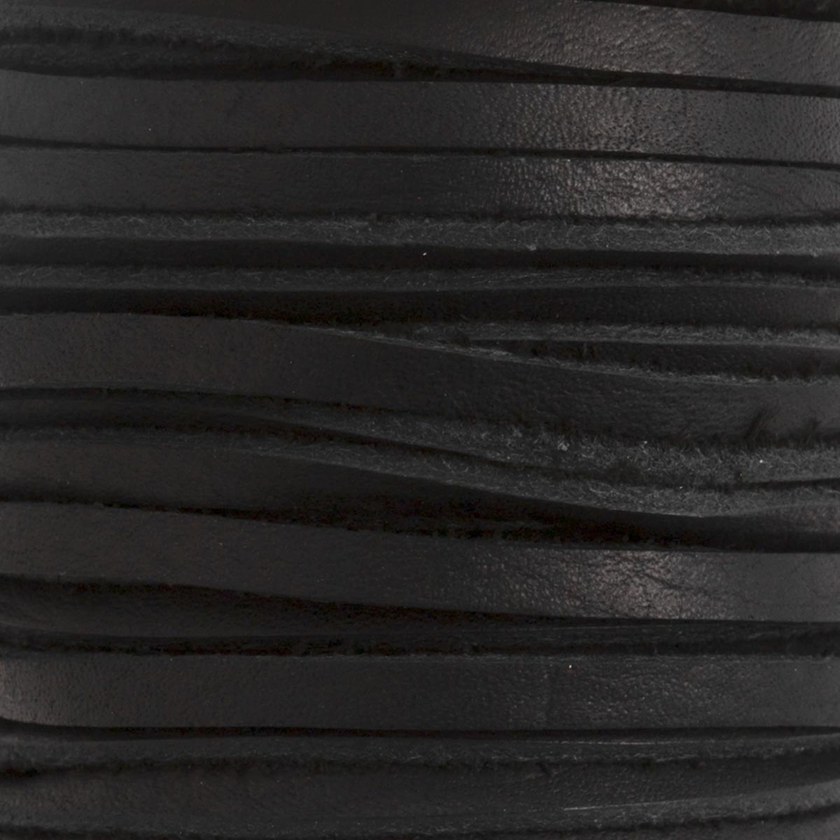 Lacet en cuir de vachette Kodiak plat - Largeur 4mm - Bobine de 15 mètres - Tandy Leather