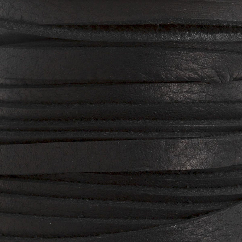 Lacet en cuir de vachette Kodiak plat - Largeur 6mm - Bobine de 10 mètres - Tandy Leather