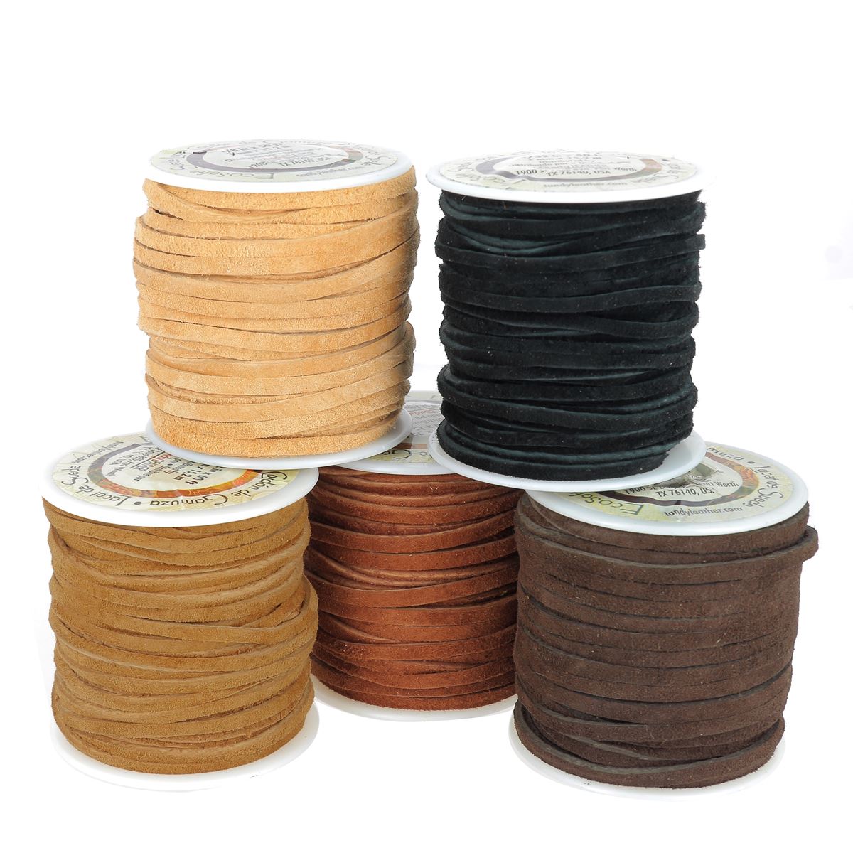 Lacet en cuir velours tout doux