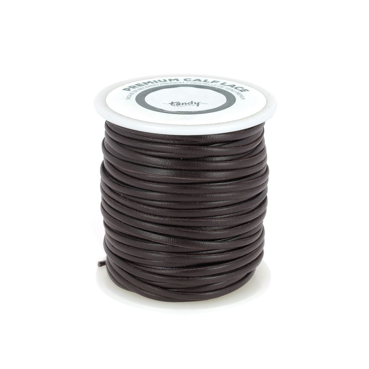Lacet en cuir Premium plat - 3mm x  22m - Tandy Leather 5110-02 - Marron
