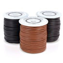 Lacet en cuir plat - Cuir de veau tannage végétal 